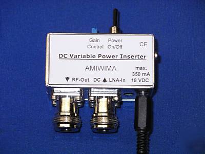 Lna dc power block inserter rf rx bias n-female 5 ghz 