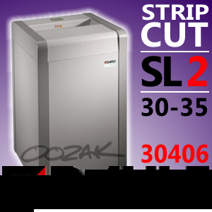 Dahle multi-media strip-cut paper shredder - #30406