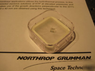 Northrop grummon 'synaptics' 'litton' ktp crystal 