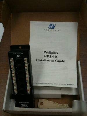 Proliphix 6 port ethernet power adapter epa-60