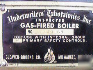 Save $20,000.00 cleaver brooks firetube boiler M723 -15