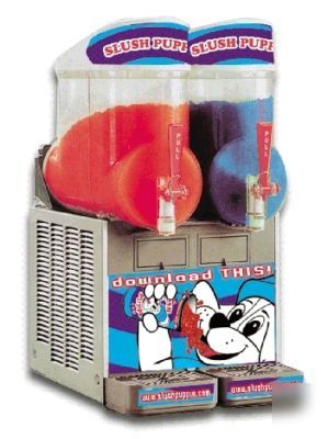 Ugolini non-magnetic 2 flavor used slush machine - blac