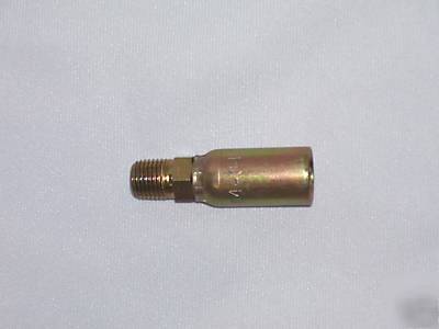 (10) 1/4INCH hydraulic fitting to 1/4 inch npt (4-4MP) 