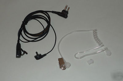 Acoustic tube earpiece for motorola radio - 2 pins