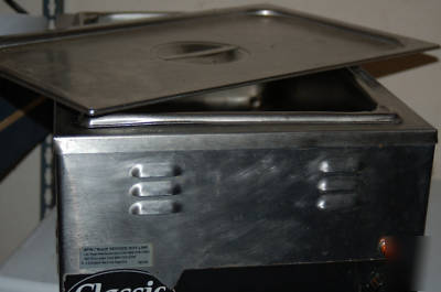 Commercial tabletop steamer/warmer