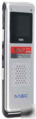 576 hour digital phone/room recorder (standard)