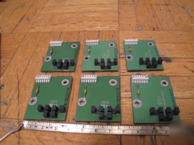 6 small opto sensor switch boards, cnc motor control 