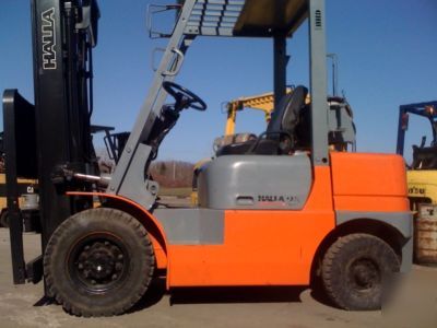 Halla pneumatic 5000 lb forklift fork lift lifttruck