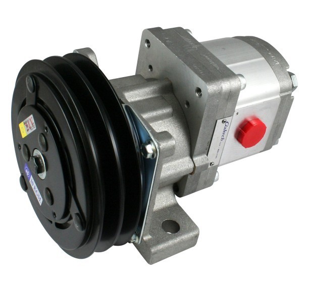 Hyd electro magnetic clutch & pump 24V 10KGM 39L/min