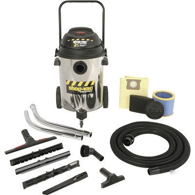 Shop-vac wet/dry vacuum stainless steel tank 10 gal