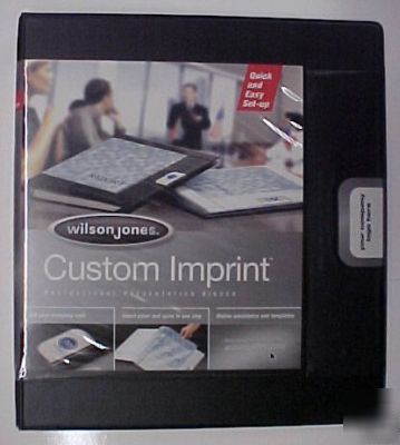 Wilson jones 46050-custom imprint presentation binder