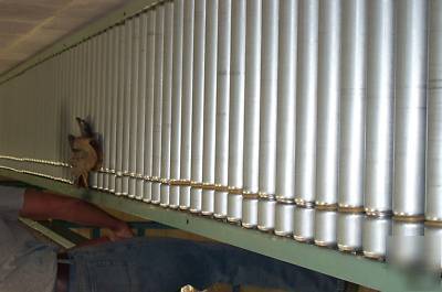 Conveyor system - lineshaft plus gravity