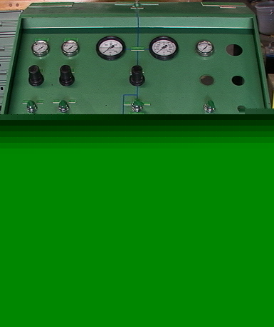 Cti hydraulic test station 4 air over pumps 10,000 psi